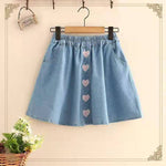 Denim Skirts, Children's Western Style Outer Skirts - Heritage cosmetics and beauty care