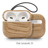 Back Cover Solid Wood Bluetooth Earphone Case Heritage cosmetics and beauty care