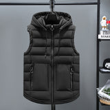 Vest Men's Autumn And Winter Thickened Cotton Padded