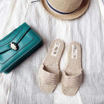 Bohemian flat slippers female espadrilles - Heritage cosmetics and beauty care