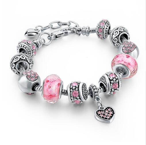 Crystal Beads Bracelets & Bangles Snake Chain Charm Bracelets For Women Jewellery - Heritage cosmetics and beauty care