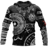 Viking Odin Tattoo D Printed Men hoodies - Heritage cosmetics and beauty care