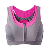 Fitness sports shirt bra sports Yoga women Zipper sports vest Bra Top women sport bra running Sexy 6603 - Heritage cosmetics and beauty care