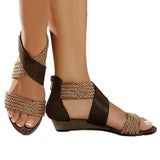 Bohemian vintage woven sandals - Heritage cosmetics and beauty care