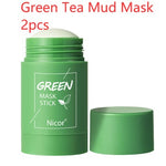 Cleansing Green Tea Mask Clay Stick Oil Control Anti-Acne Whitening Seaweed Mask Skin Care - Heritage cosmetics and beauty care