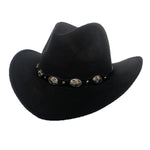 Punk Style Cowboy Hats And Felt For Men And Women - Heritage cosmetics and beauty care