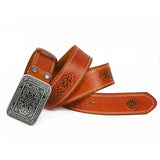 Auspicious Pattern Embossing Of Men's And Women's Belts - Heritage cosmetics and beauty care