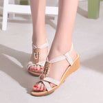 Bohemian wedge sandals - Heritage cosmetics and beauty care