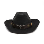 Western cowboy ethnic straw hat - Heritage cosmetics and beauty care