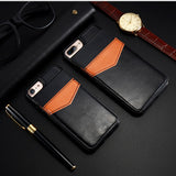 Compatible With Apple, Retro Leather Wallet Case For 8 7 6S 6 Plus Card Slot Holder Phone Cases Heritage cosmetics and beauty care