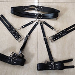 Set of leather bracelet belts - Heritage cosmetics and beauty care