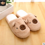 Couple models cartoon pig cotton slippers month cotton slippers home floor soft slippers warm - Heritage cosmetics and beauty care