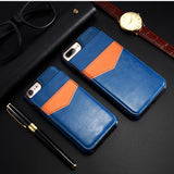 Compatible With Apple, Retro Leather Wallet Case For 8 7 6S 6 Plus Card Slot Holder Phone Cases Heritage cosmetics and beauty care