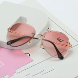 Ladies fashion gradient sunglasses - Heritage cosmetics and beauty care