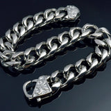 Personalized Titanium Steel Men's Bracelet Punk Rock All-match - Heritage cosmetics and beauty care