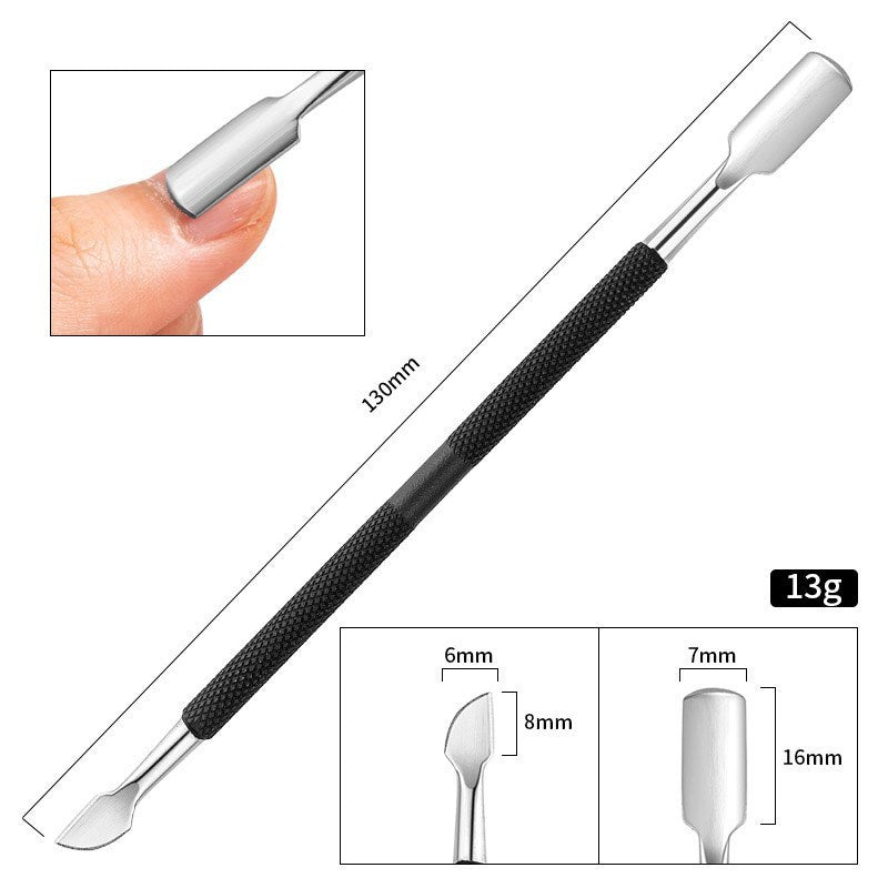 Stainless steel dead skin push nail file Heritage cosmetics and beauty care