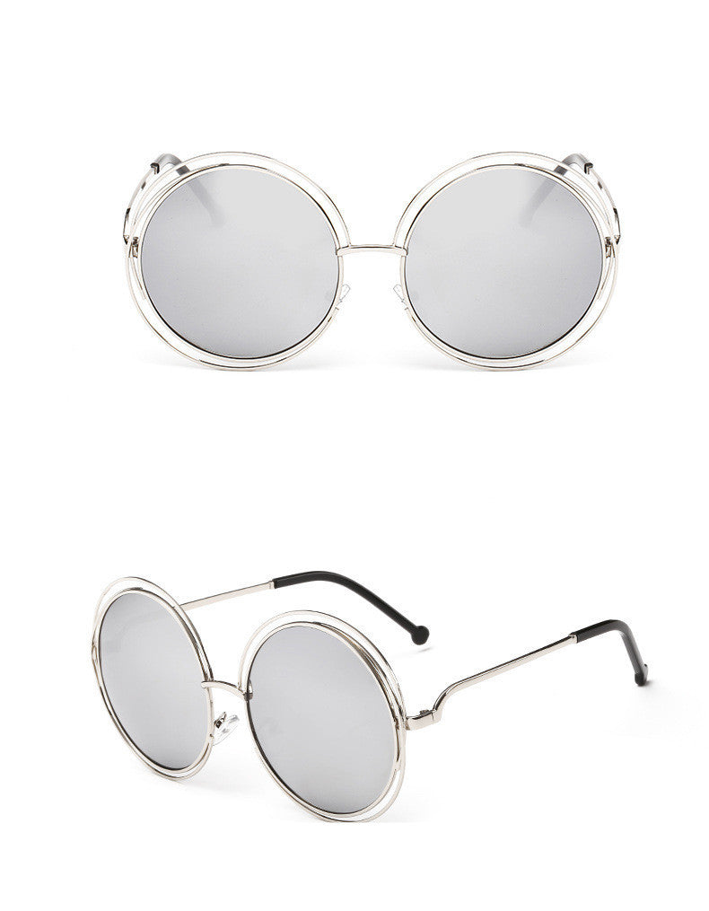 Round metal cutout sunglasses - Heritage cosmetics and beauty care