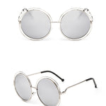 Round metal cutout sunglasses - Heritage cosmetics and beauty care