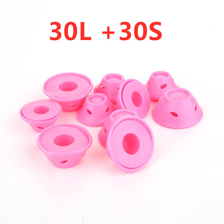 Soft Rubber Magic Hair Care Rollers Silicone Hair Curlers No Heat Hair Styling Tool - Heritage cosmetics and beauty care