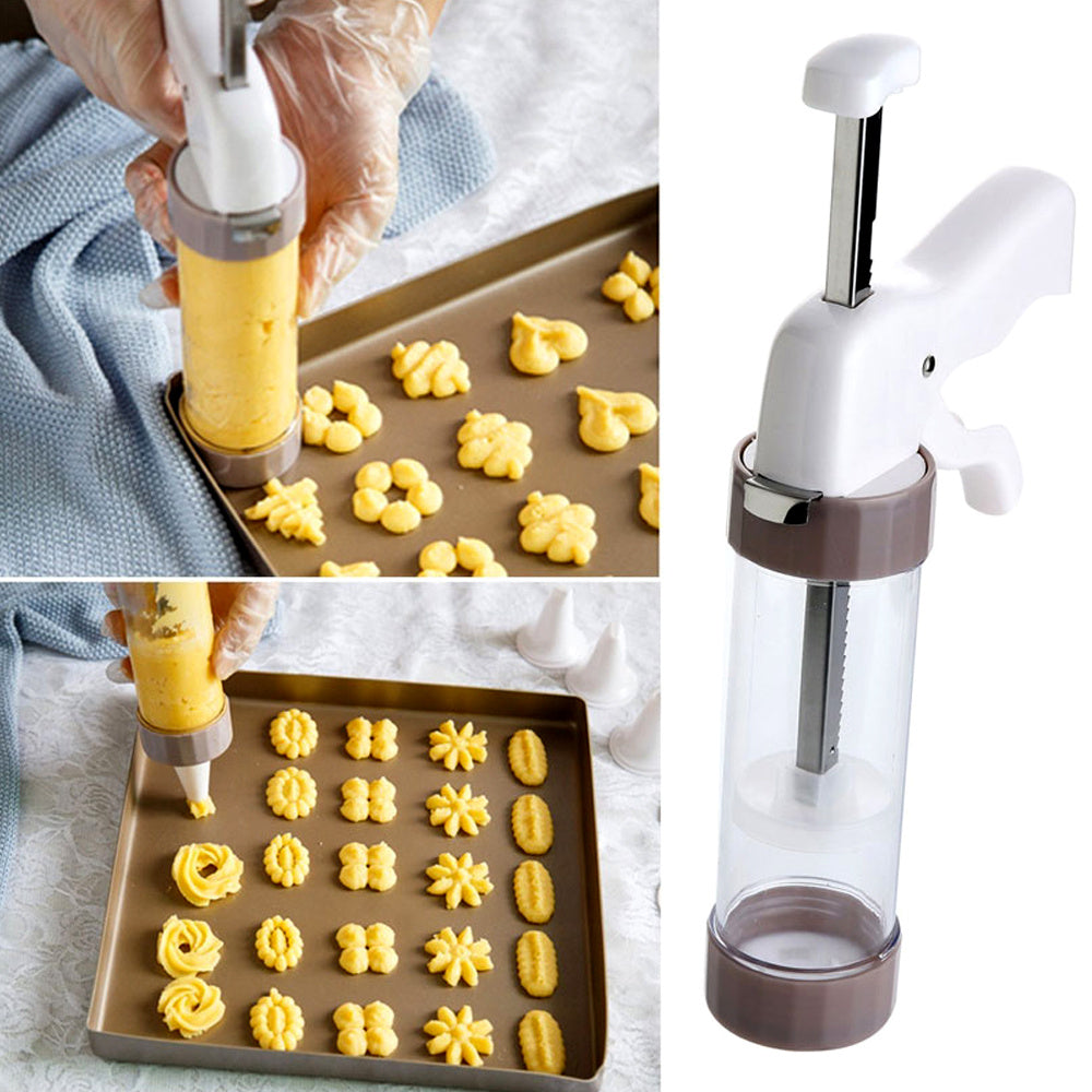 Cookie Press Kit Cookie Press Making Gun Biscuits Cake Mold Cookie Press Maker Machine Heritage cosmetics and beauty care