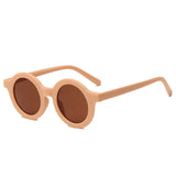 Frosted Round Frame Sunglasses Fashion Men's And Women's Sunglasses Heritage cosmetics and beauty care