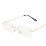 Rimless sunglasses women square - Heritage cosmetics and beauty care