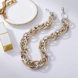 Aluminum Zipper Grinding Angle Chain Lantern Chain Women's Necklace - Heritage cosmetics and beauty care