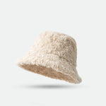 Lambswool Fisherman Hat Winter Warm Fashionable Solid Color Hats For Women - Heritage cosmetics and beauty care