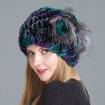 European And American Women's Fur Knitted Hats - Heritage cosmetics and beauty care