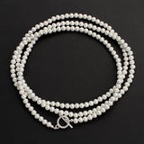 Heavy Industry Brushed Ball Necklace Light Luxury Design Sense Twin - Heritage cosmetics and beauty care