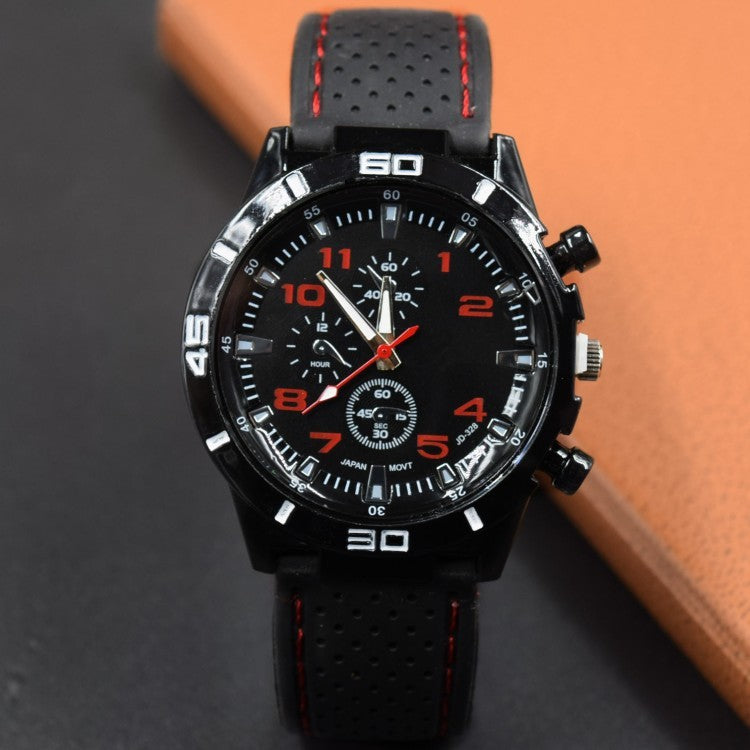 Factory sales of men's sports cars silicon rubber watches wholesale student sports quartz watch - Heritage cosmetics and beauty care