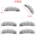 Double magnetic trimagnetic magnet false eyelash 24P full eye four sharpener magnetic eyelashes. - Heritage cosmetics and beauty care