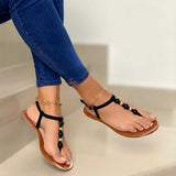 Casual buckle thong sandals - Heritage cosmetics and beauty care