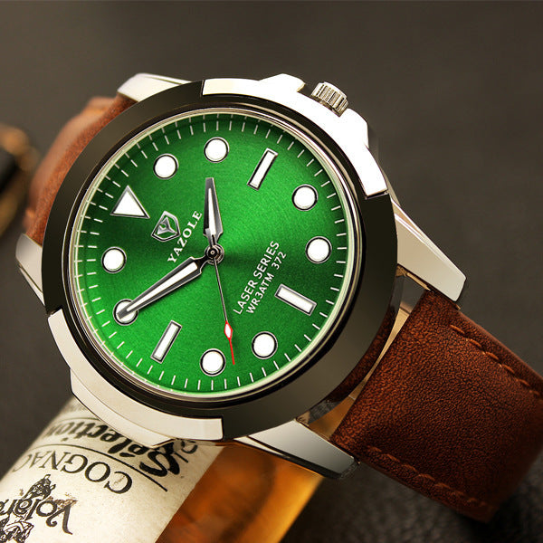 372 YAZOLE brand quartz watches, non mechanical men's sports watches, luminous green ghost series watches wholesale - Heritage cosmetics and beauty care