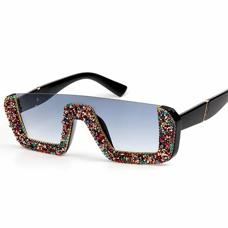 Rhinestone Square Sunglasses Heritage cosmetics and beauty care