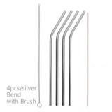 Colourful Reusable Stainless Steel Straws