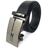 Scratch-resistant Edging Microfiber Belt Men's Automatic Buckle With Lychee Pattern - Heritage cosmetics and beauty care