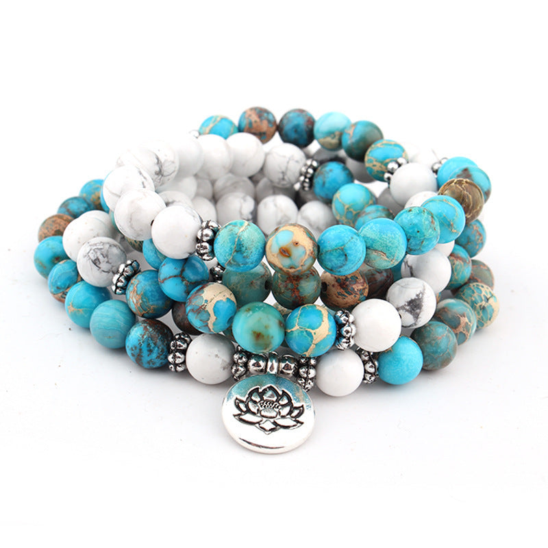 Natural White Turquoise Bracelets | Heritage Cosmetics and Beauty Care