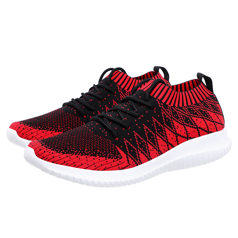 Flying Woven Men's Casual Breathable Running Sneakers Men - Heritage cosmetics and beauty care