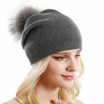 Fur Pompom Hats - Heritage cosmetics and beauty care