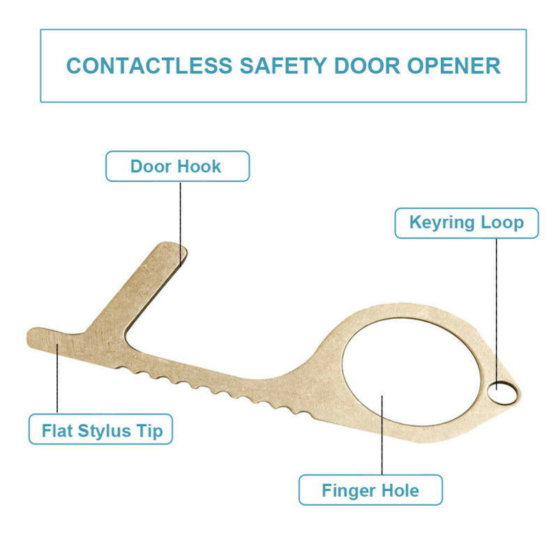 EDC door opener antibacterial door opener with LOGO - Heritage cosmetics and beauty care