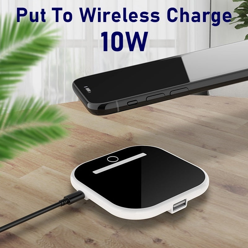 Vertical square mobile phone wireless charger Heritage cosmetics and beauty care