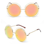 Round metal cutout sunglasses - Heritage cosmetics and beauty care