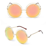 Round metal cutout sunglasses - Heritage cosmetics and beauty care