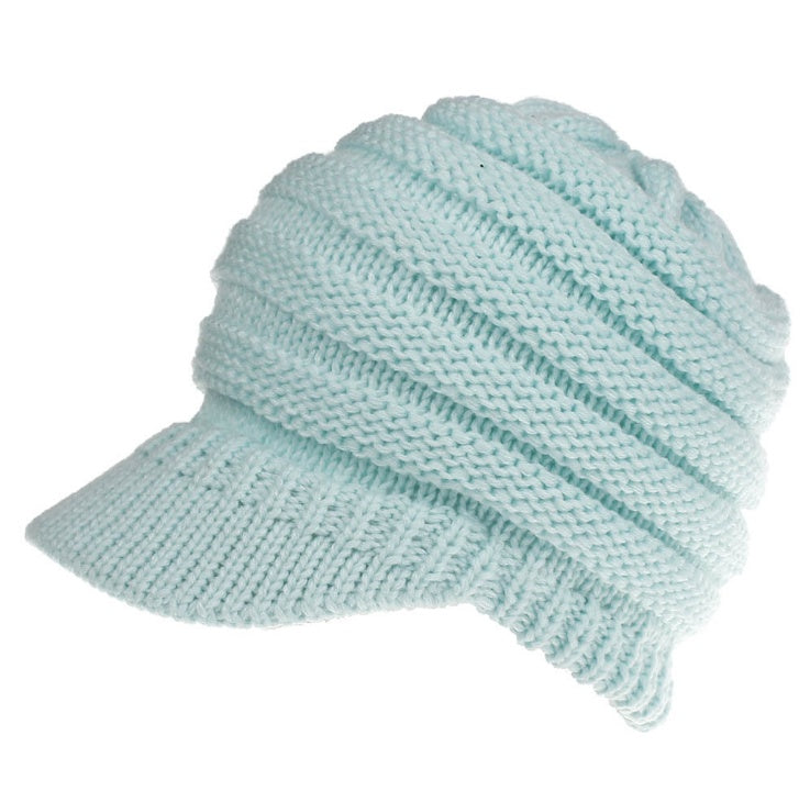 Women Ponytail Beanies Autumn Winter Hats Female Soft Knitting Caps Warm Ladies Skullies - Heritage cosmetics and beauty care