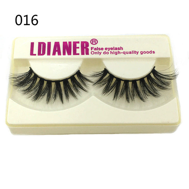 100% Mink Eyelashes 25mm Wispy Fluffy Fake Lashes - Heritage cosmetics and beauty care