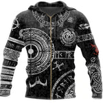 Viking Odin Tattoo D Printed Men hoodies - Heritage cosmetics and beauty care