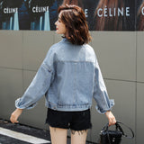 Real Shot Casual Denim Jacket Women Loose Short - Heritage cosmetics and beauty care