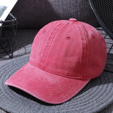 Washed Baseball Caps For Men And Women Outdoor Distressed Sun Hats Simple Caps - Heritage cosmetics and beauty care