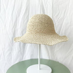 Summer Outing Sunscreen Hat for Women with Foldable Straw Hats Holiday Cool Hat Beach Hat - Heritage cosmetics and beauty care